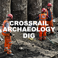 Crossrail Archaeology dig at Liverpool Street